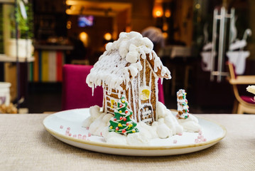 Christmas gingerbread house