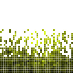 abstract vector square pixel mosaic background