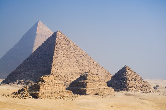 The Pyramids of Giza, Giza, near Cairo, Egypt