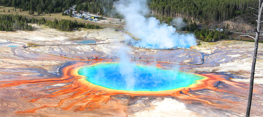 Yellowstone National Park - Grand Prismatic Spring