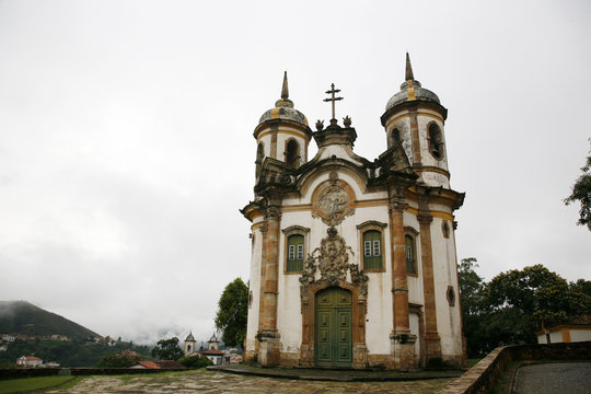Sao Francisco de Assis church, Ouro Preto, Minas Gerais, Brazil 