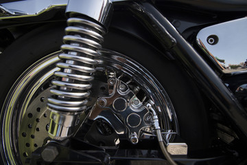 Obraz premium Motorcyle engine detail