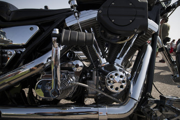 Motorcyle engine detail