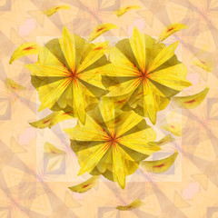 Pattern Yellow stars