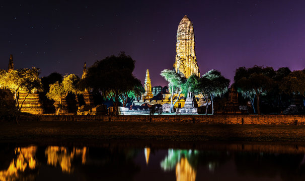 Phra Nakhon Si Ayutthaya. Temple Pagoda in Ayutthaya of Thailand
