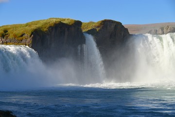 Wasserfall Godafoss auf Island