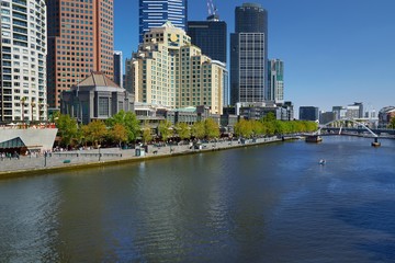 Fototapeta na wymiar Melbourne city center