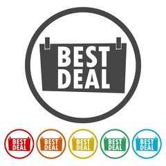 Best deal icon, Best Deal Sign - illustration