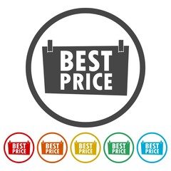 Best price icon, Best Price Sign - illustration