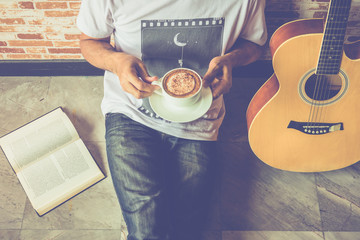 coffee guitar