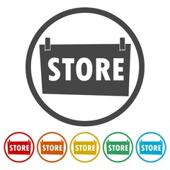 Store icon, Store Sign - illustration 