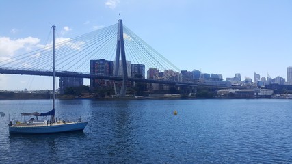 Obraz premium Anzac bridge, Sydney, Australie