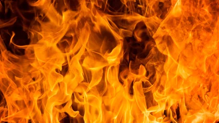 Crédence de cuisine en verre imprimé Flamme Blaze fire flame background