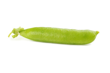 Green peas isolated on a white background