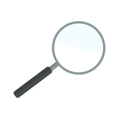 Magnifying glass vector illustration
