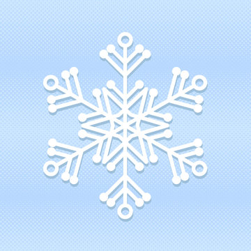 vector snowflake icon