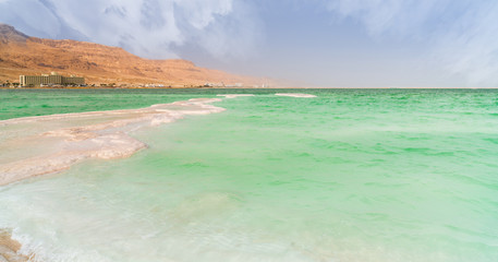 coast line of the Dead Sea