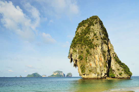 Koh Nok, Pranang Cave Beach, Rai Leh (Railay), Andaman Coast, Krabi Province