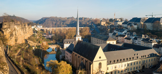 Johanneskirche Kasematten Bockfelsen Luxemburg Stadt