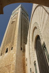 Mosque hassan ii casablanca, morocco