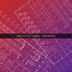 Architectural drawing. Architectural plan in vector.