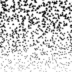 Abstract dotted surface. Halftone effect background. Halftone effect pattern with Black triangles.