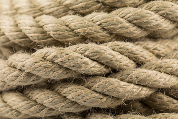 Old rope close up