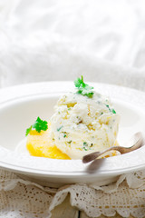 Pineapple with Ginger Ice Cream