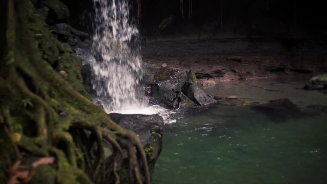 This waterfall was captured on a small Tropical Island.
