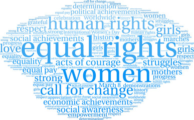 Equal Rights Word Cloud