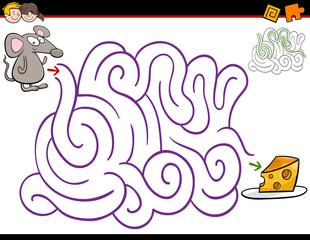 maze activity with mouse