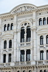 Fototapeta na wymiar Detail of City Hall - Trieste, Italy