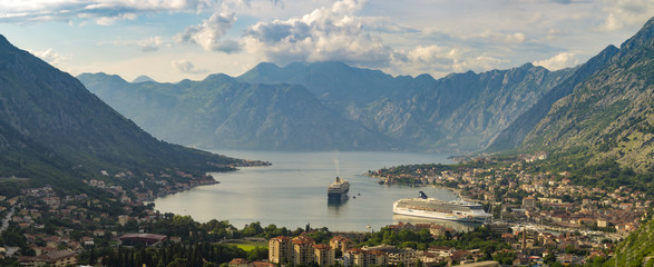 Kotor Bay, Montenegro - obrazy, fototapety, plakaty