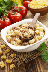 Pasta with minced meat
