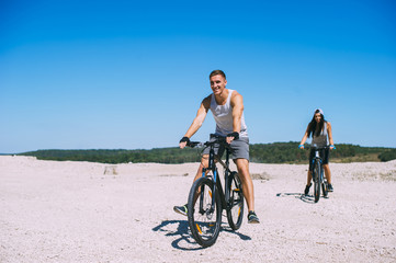 Fototapeta premium hiking biking