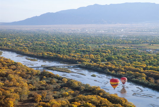 Hot air balloons, Albuquerque, New Mexico
