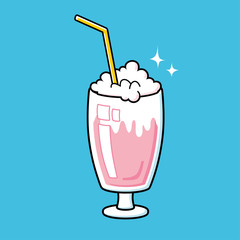 Milkshake cocktail.