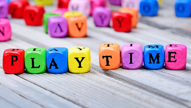 Play Time Words On Table