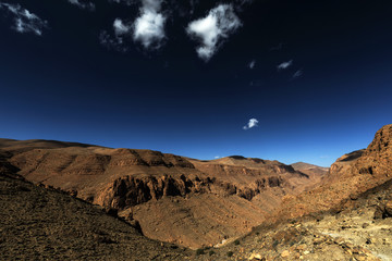 Todra Schlucht, Tinghir, Marokko, Weg zum Plateau < english> Todgha Gorge, Tinghir, Morocco