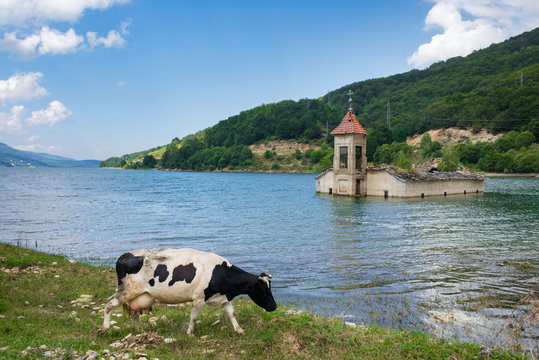Ohrid. Jovan Kaneo Church at Lake Ohrid, Macedonia.