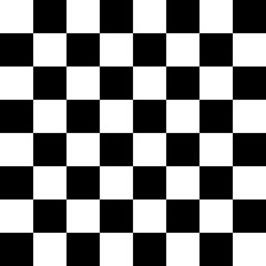 Checker Pattern Black and White