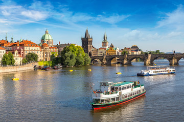 Panoramic view of Prague