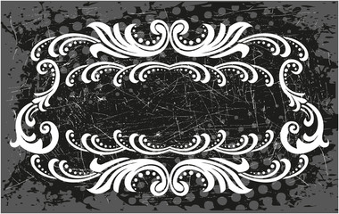 Decorative frame with pattern