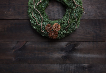 Christmas wreath decoration