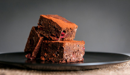homemade chocolate brownies