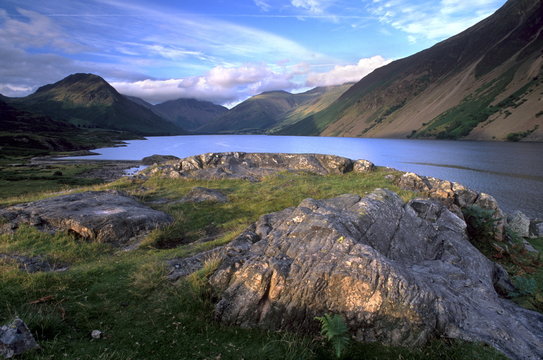 Wast Water and The Screes on right, Lake District National Park, Cumbria
