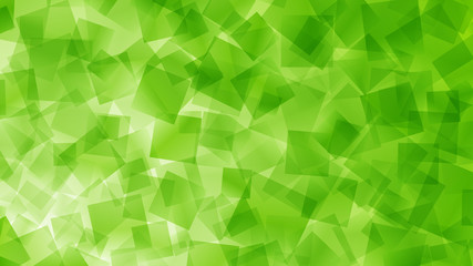 Green abstract background of squares