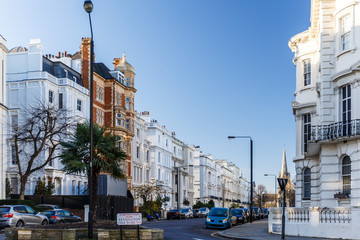 Fototapeta premium Kensington area in winter