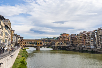 Naklejka premium Ponte Vecchio, Florence, Italy
