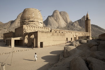 The Khatmiyah mosque at the base of Taka Mountain, Kassala, Sudan